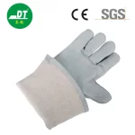 China High Quality AB Grade Cowhide 18-inch Double-layer Kevlar Stitching Welding Gloves Supplier | Dtlabor