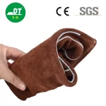 China High Quality AB Grade Cowhide 14 Inches Brown Color Fireproof Welding Gloves Supplier | Dtlabor