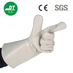 China High Quality AB Grade Single Layer Cowhide 14 Inches Fireproof Wire Welding Gloves Supplier | Dtlabor