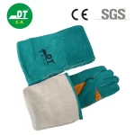 China High Quality AB Grade 24 Inches Extended Fireproof Cowhide Welding Gloves Supplier | Dtlabor