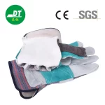 China High Quality AB Grade Striped Palm Index Finger Reinforced Ordinary Wire Welding Gloves Supplier | Dtlabor