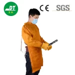 China High Quality AB Grade Cowhide Reverse Clothing Welding Apron Supplier | Dtlabor