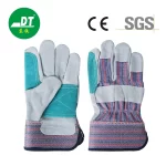 China High Quality AB Grade Striped Palm Index Finger Reinforced Ordinary Wire Welding Gloves Supplier | Dtlabor