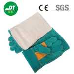 China High Quality AB Grade 24 Inches Extended Fireproof Cowhide Welding Gloves Supplier | Dtlabor