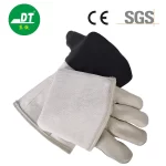 China High Quality AB Grade Single Layer Cowhide 14 Inches Fireproof Wire Welding Gloves Supplier | Dtlabor