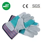 China High Quality AB Grade Striped Palm Index Finger Reinforced Ordinary Wire Welding Gloves Supplier | Dtlabor