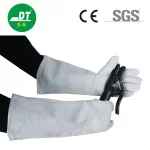 China High Quality AB Grade Cowhide 18-inch Double-layer Kevlar Stitching Welding Gloves Supplier | Dtlabor