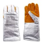 China High Quality 14'' Cowhide And Aluminum Foil Welding Gloves Supplier | Dtlabor