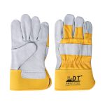 China High Quality 10.5'' Cowhide Leather Short Working Gloves Supplier | Dtlabor