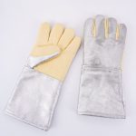 China High Quality Kevlar With Aluminum Foil Heat Resistant Fire Retardant Gloves Supplier | Dtlabor