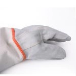 China High Quality Long Style Palm Leather Arm Canvas Welding Work Gloves Supplier | Dtlabor