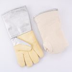 China High Quality Kevlar With Aluminum Foil Heat Resistant Fire Retardant Gloves Supplier | Dtlabor