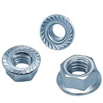 High Quality Galvanized Steel Flange Nuts Fasteners With Polished Finish For Automotive Mining & Heavy Industries - Huaian East New Material Technology Co. ,LTD