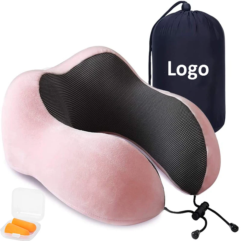 Ergonomik U-Şekilli Seyahat Yastık Taşınabilir Bellek Köpük Araba Servikal Boyun Desteği Rahat Uçak Cep Seyahat Arkadaşı