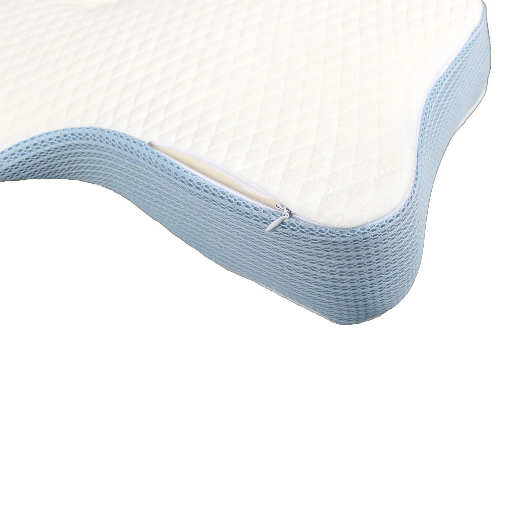 Ennasi Ergonomic Contour Pillow Vozon-tranonjaza fitadidiana Foam Tenda ondana Fatoriana ho an'ny fanaintainan'ny vozony sy ny soroka