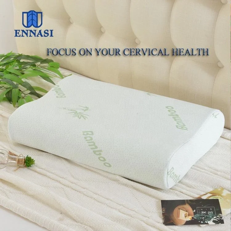 Fonon'ny lamba volotsangana azo anaovana fahatsiarovana Foam Pillow Orthopedic Contour Bed Head Rest Wedge Pillow