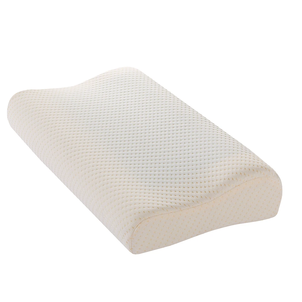 Comfortable Cooling Gel Memory Foam Cervical Contour Sleeping Bed Pillow for Back, Stomach or Side Sleep