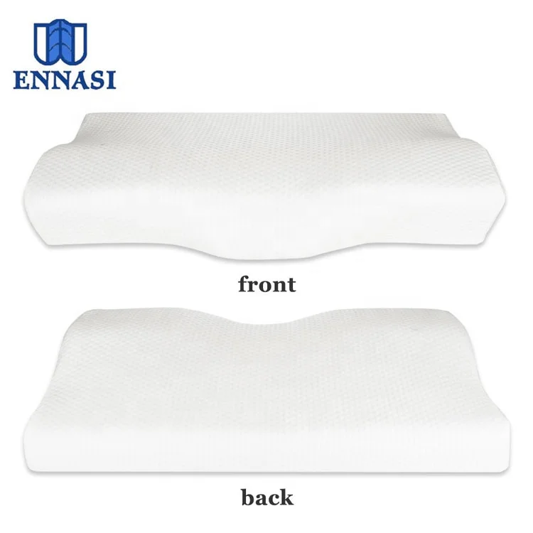 Ergonomic Modern Butterfly Shape Contour Memory Foam Cervical Neck Pillow Orthopedic Anti-Snore Eco-friendly CE Certified