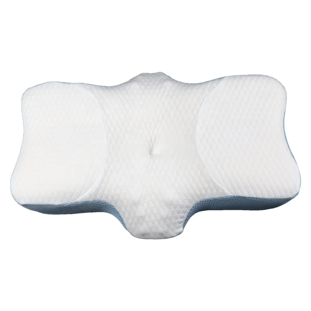 Ennasi Ergonomic Contour Pillow Memory Cervical Memory Foam Stûyê Pêlavê Xew ji bo Rakirina êşa Stû û Mil