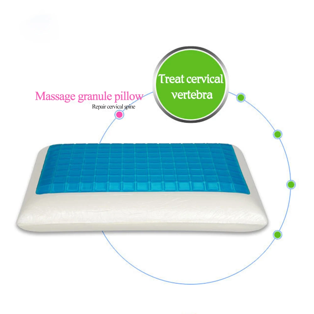 OEM Ergonomic Bamboo Cooling Gel Memory Foam ဟိုတယ်အတွက် အိပ်ရာခင်းခေါင်းအုံး