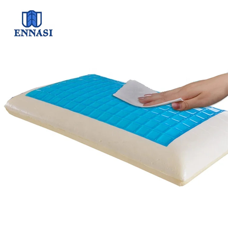 Comfortable Gel Infused Memory Foam Cooling Gel Pillow