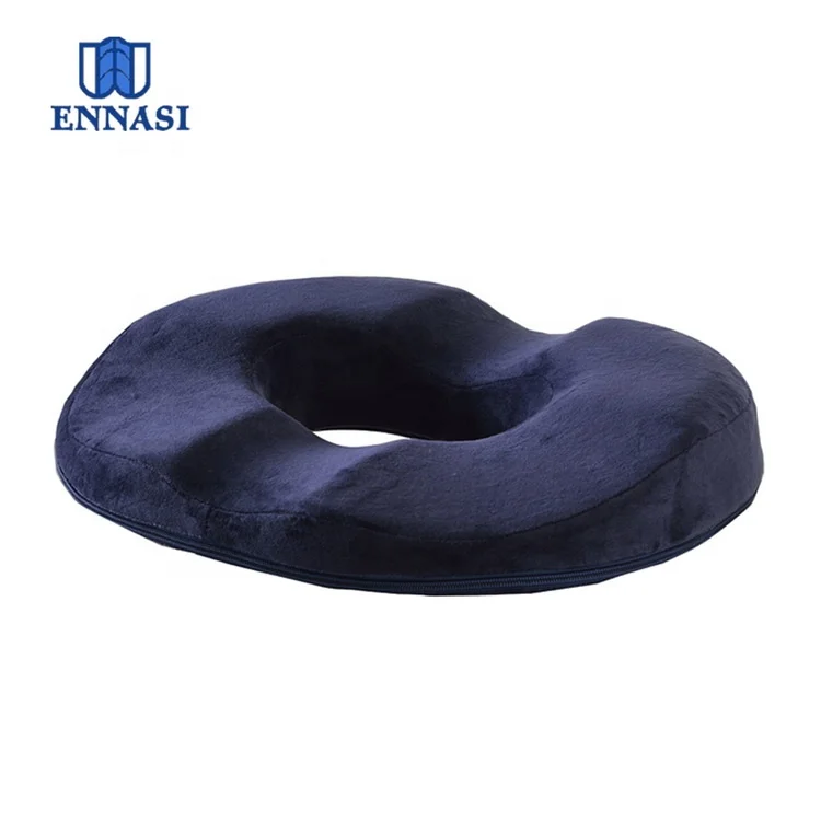 ຂາຍຮ້ອນ Donut Memory Foam Seat Cushion for Tailbone Coccyx Effective Pain Relief Coccydynia Lumbar Pillows