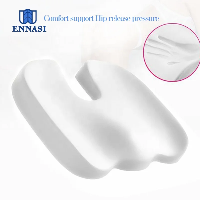 Coccyx Orthopedic Memory Foam Seza biraon'ny fiara Seza Cushion Fanaintainan'ny rambony fanaintainan'ny seza Cushion miaraka amin'ny Anti-slip