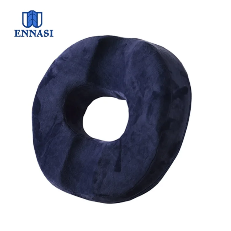 Високоякісна ортопедична масажна подушка для сидіння Ennasi Donut, піна з ефектом пам’яті, сертифікована CE для автомобіля, офісного дивана, крісла-полегшення від геморою