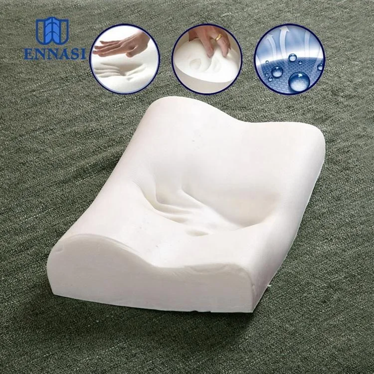 Fonon'ny lamba volotsangana azo anaovana fahatsiarovana Foam Pillow Orthopedic Contour Bed Head Rest Wedge Pillow