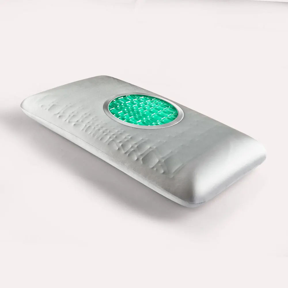 Hotera Inotonhorera Kutonhodza Gel Mubhedha Pillow Yemazuvano Chimiro Memory Foam Orthopedic Sleeping Pillow Musoro Mutsipa Rutsigiro rweVari Kudivi