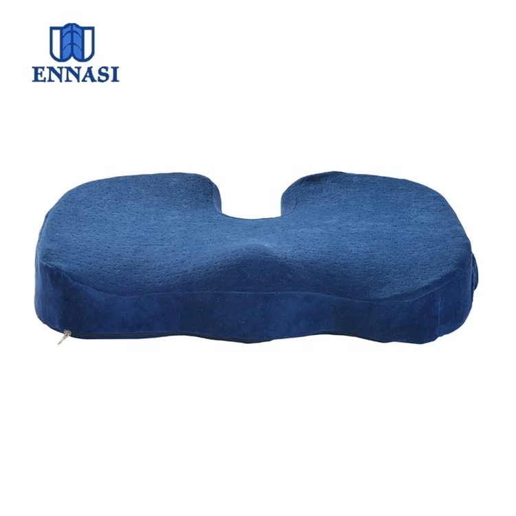 Comfort Memory Foam Office Chair Seat Cushion Orthopedic Ventilated Car Seat Coccyx Talbone Back Pain Relief ခန္ဓာကိုယ်အတွက်၊