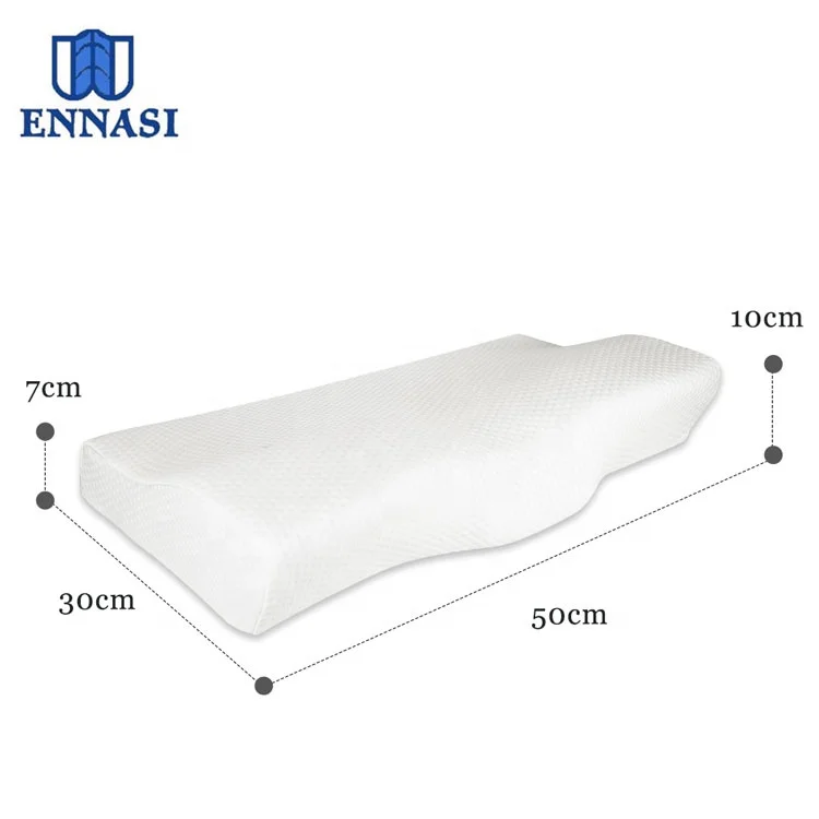 Ergonomic Modern Butterfly Shape Contour Memory Foam Vozon-tranonjaza ondana Orthopedic Anti-Snore Eco-friendly CE Certified
