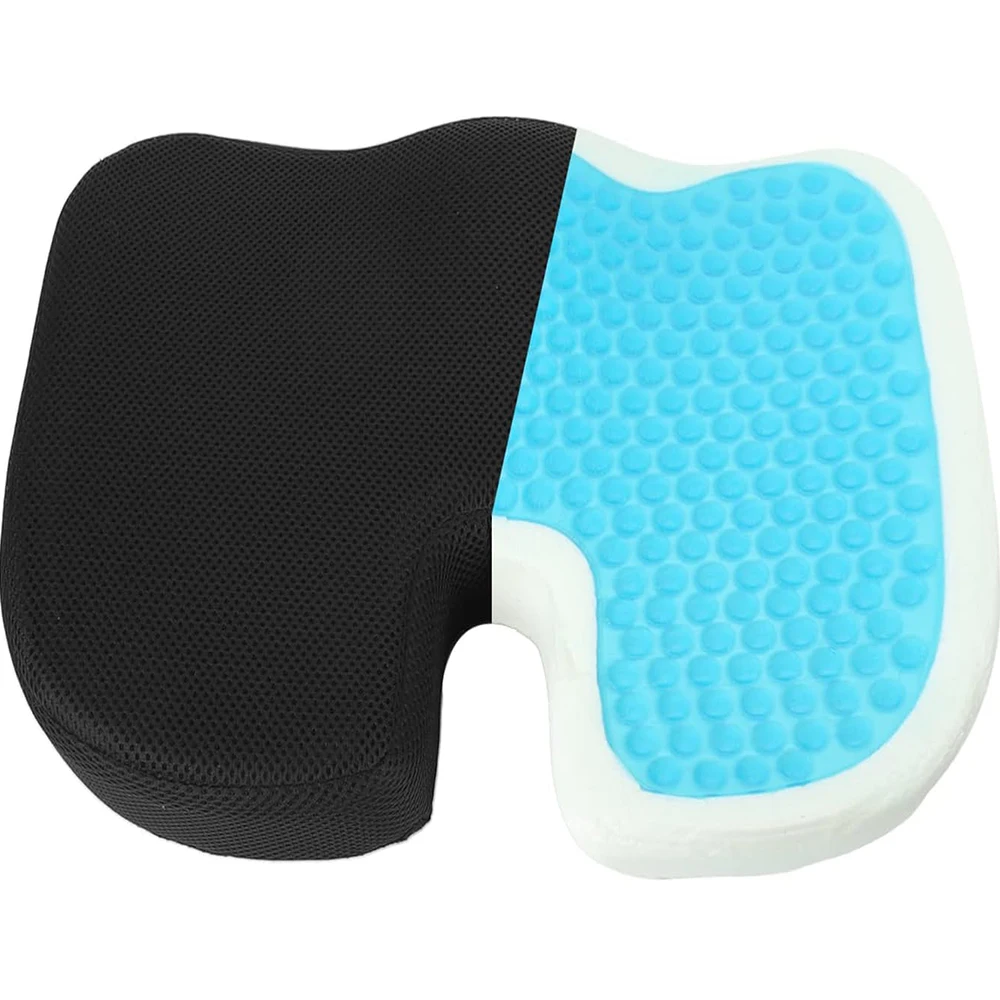 ຜູ້ຜະລິດຂາຍຍົກ Cooling Gel Seat Cushion Orthopedic Coccyx for Office Chair Car Relieves Lumbar Pillows Seat Cushions