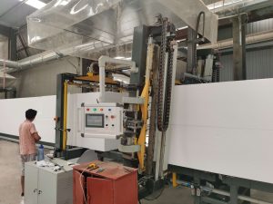 Continuous eps cutting line