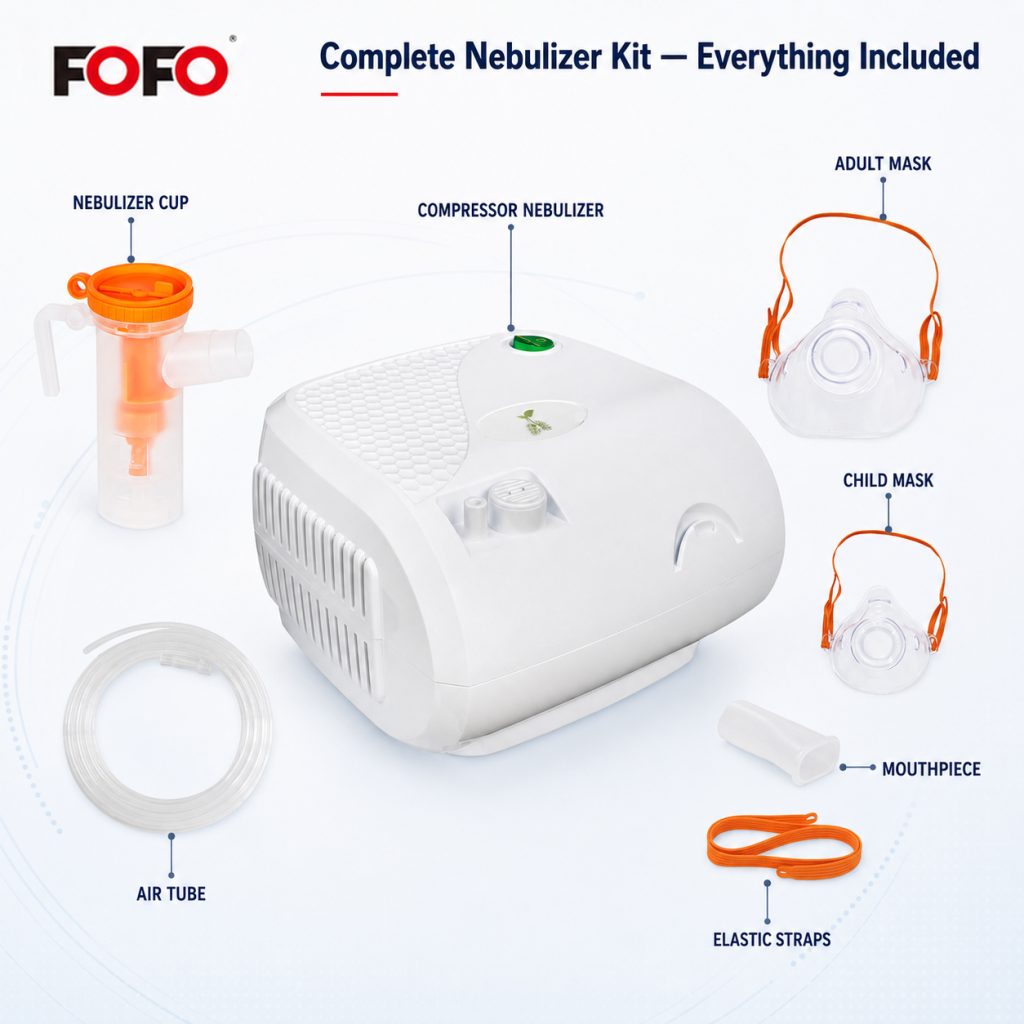 Hospital Grade Compressor Nebulizer Machine BC68001