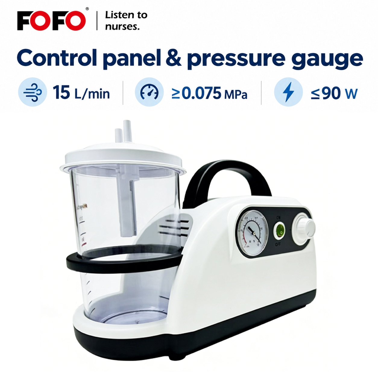 Portable Electric Phlegm Suction Machine FO9001-E