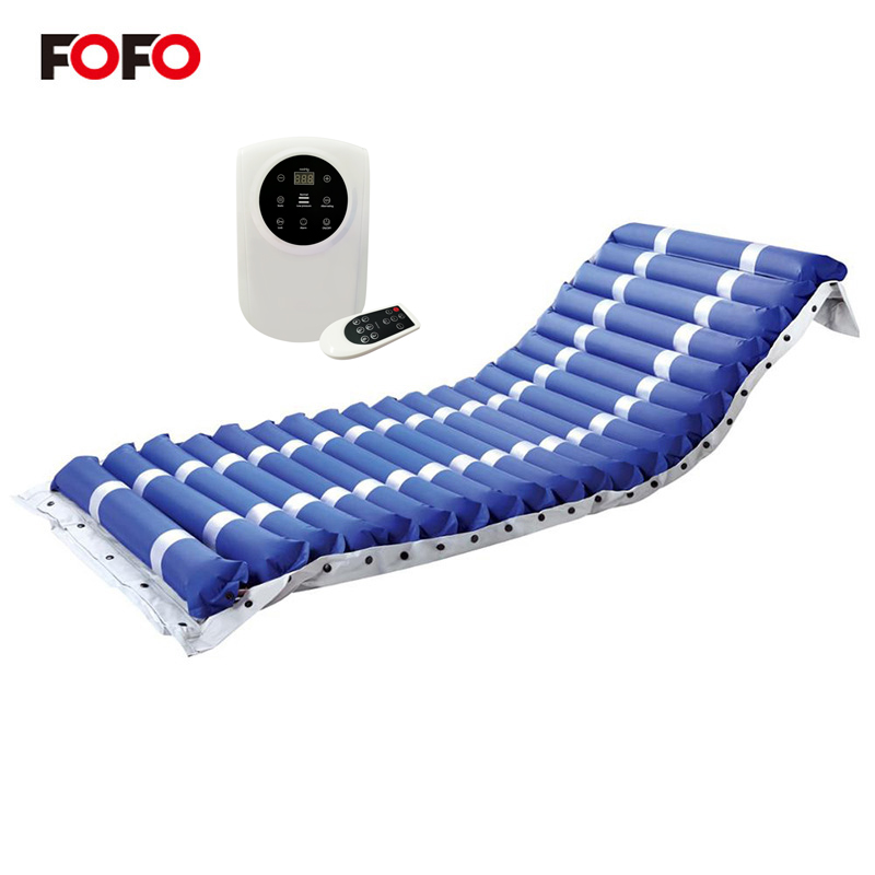 Lightweight TPU Nylon Blue Medical Tubular Air Mattress with Pump