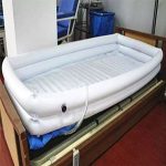 PVC Medical Adult Inflatable Bath Basin Disabled Bathtub For Bedridden Patient - FOFO