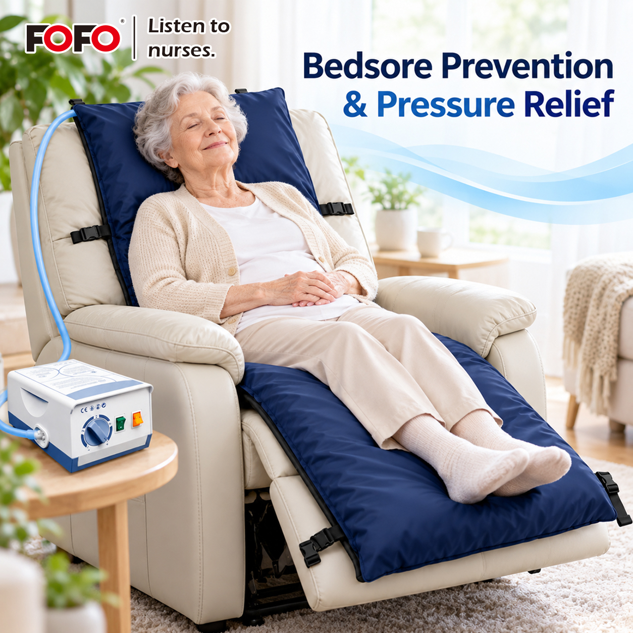 Alternating Air Pressure Mattress Pad