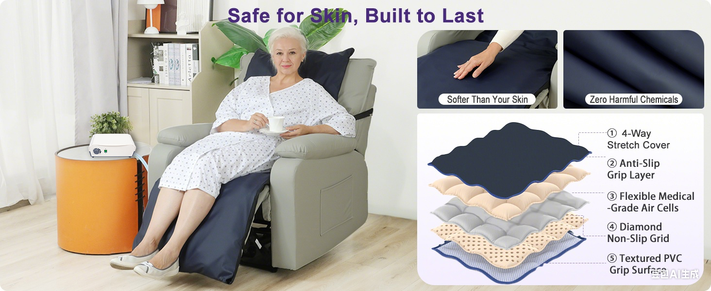 Alternating Air Pressure Mattress Pad