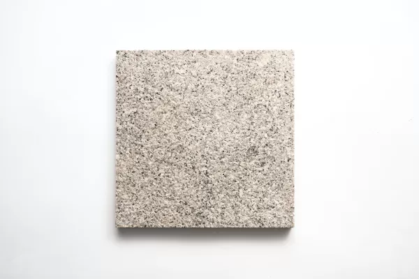 Bush-Hammered Imperial White Granite