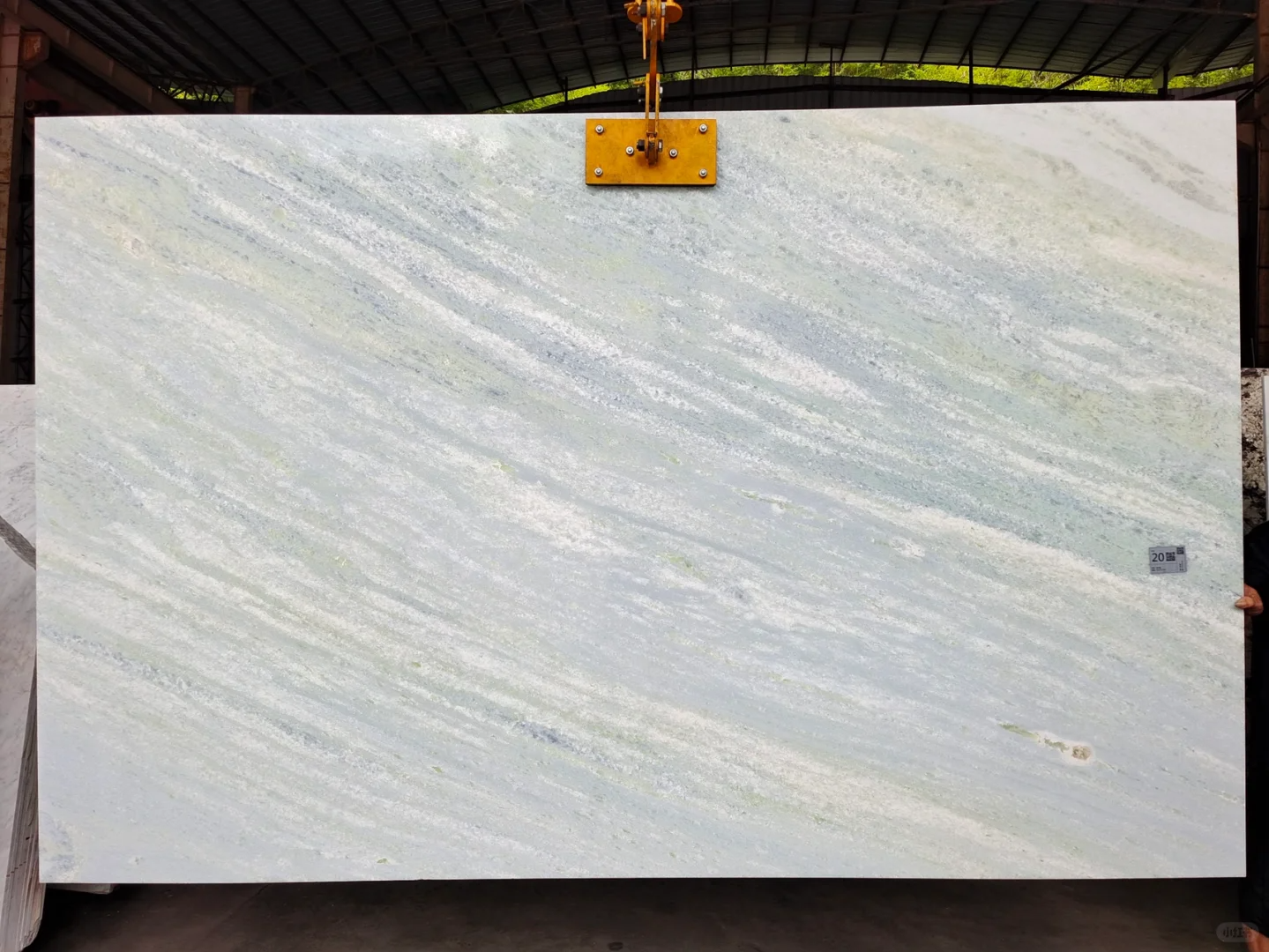 Cristalita Blue Marble Full Slab View