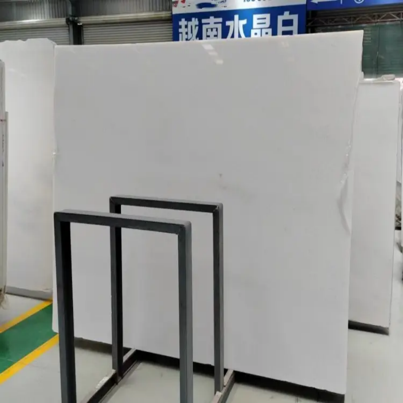 Vietnam Crystal White Marble Marmor geal criostail Bhietnam