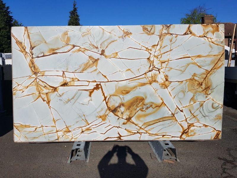 Dalle de quartzite bleue Roma