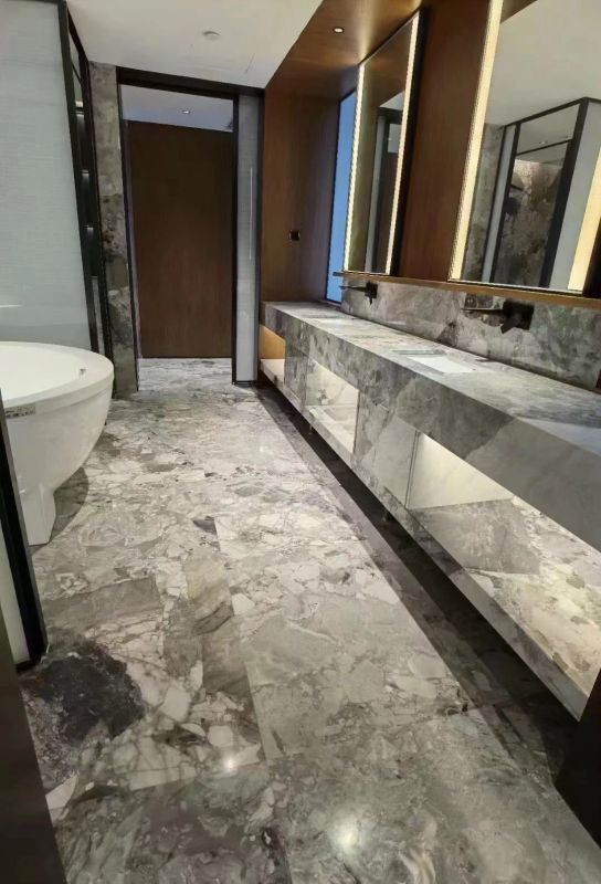 Ceppo Nova marble bathroom