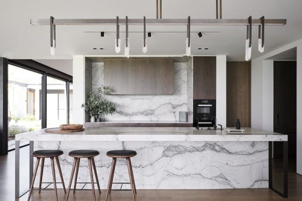 Comptoir en quartzite blanc Infinity