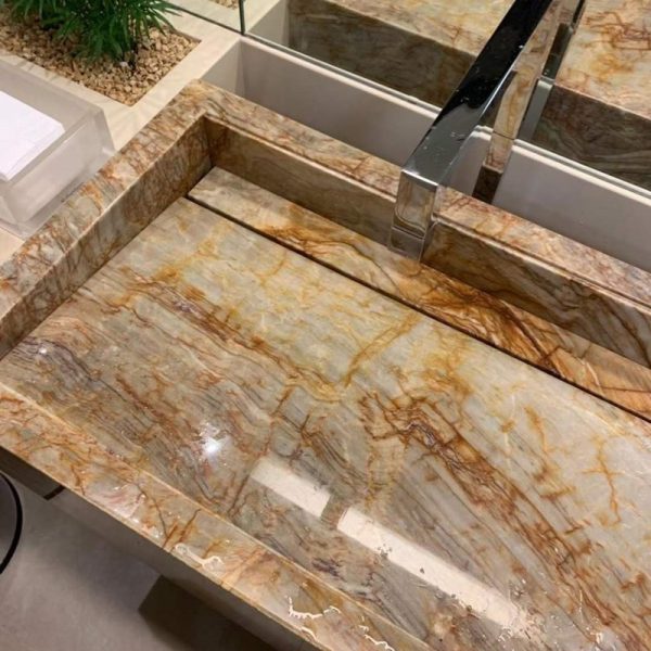 Nacarado Quartzite Vanitytop side view