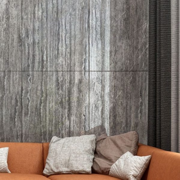 Tug: Silver Travertine Marble