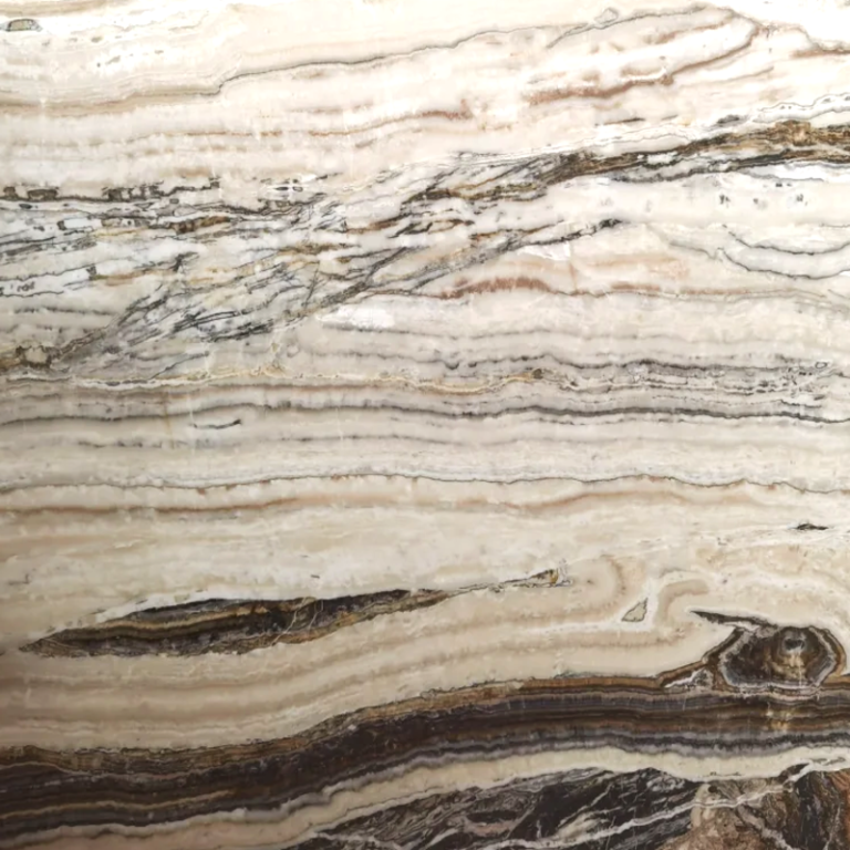 Valencia Traonyx Travertine Close-up