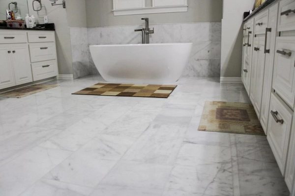 Bianco Ibiza marble wall